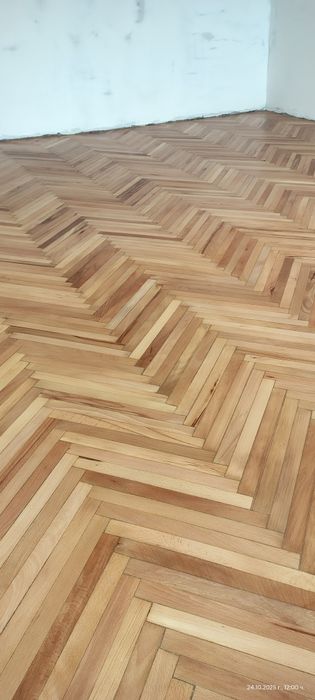 Циклене на паркет и дюшем