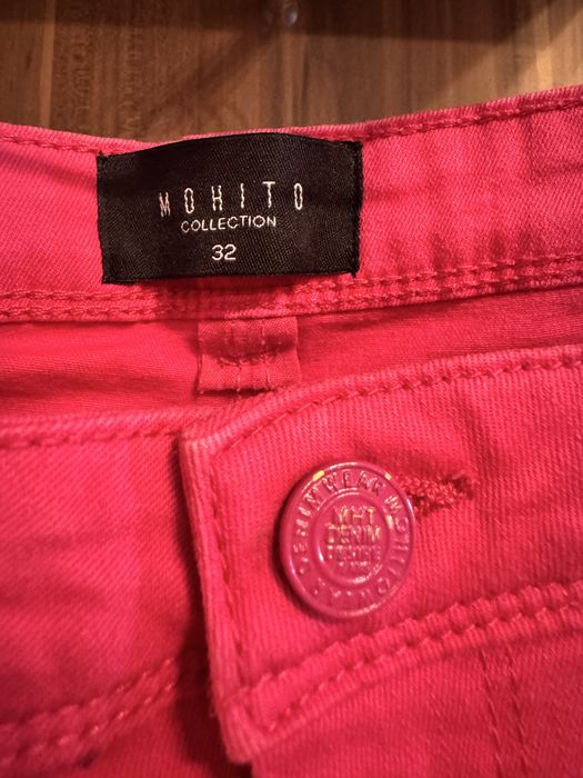 Blugi skinny roz fucsia Mohito