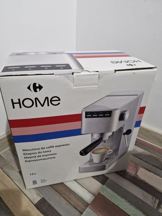 Espressor manual, 20 bar, 1.2 L, argintiu 1450W

D