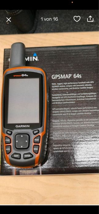Туристическа навигация Garmin gpsmap 64s