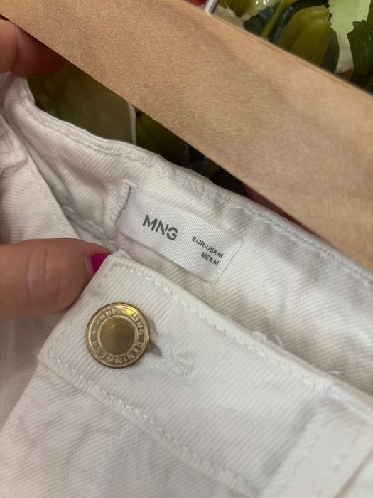 Къси дънкови панталони Mango  дамски