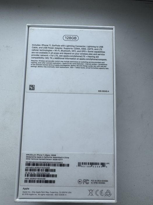 IPhone 11 128Gb черный