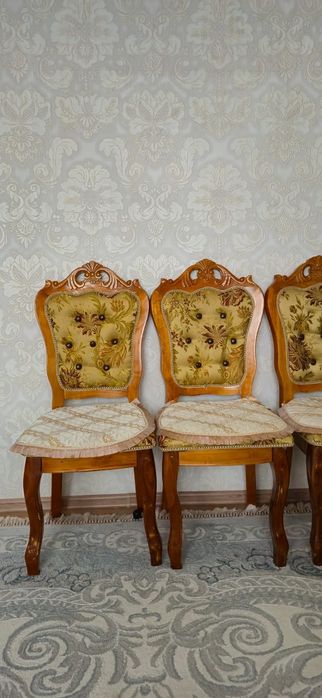 Стол со стульями 10шт