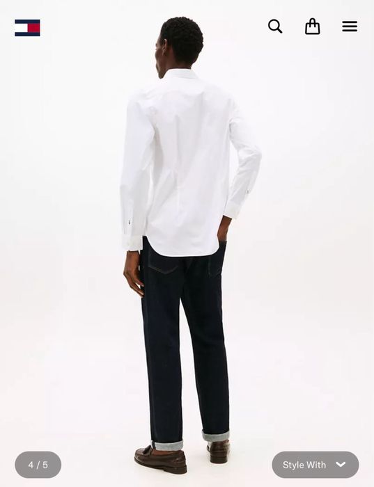 Рубашка Slim Fit Tommy Hilfiger новая