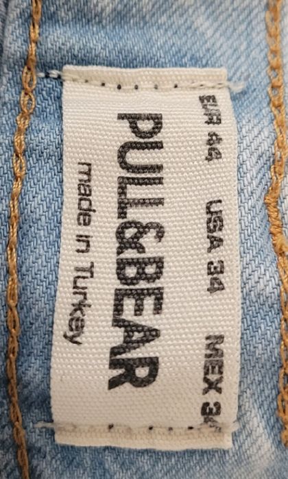 Blugi rupți  Pull&Bear mărimea 44 – denim albastru deschis