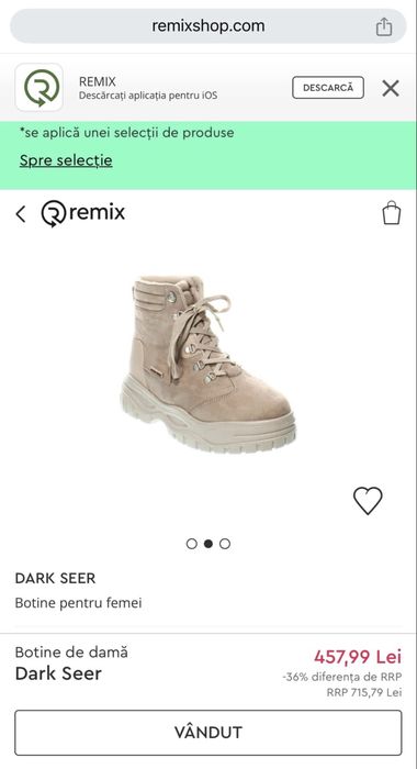 Ghete de femei Dark Seer