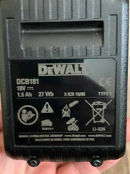 Dewalt DCF809 DCD794 зарядка сумка