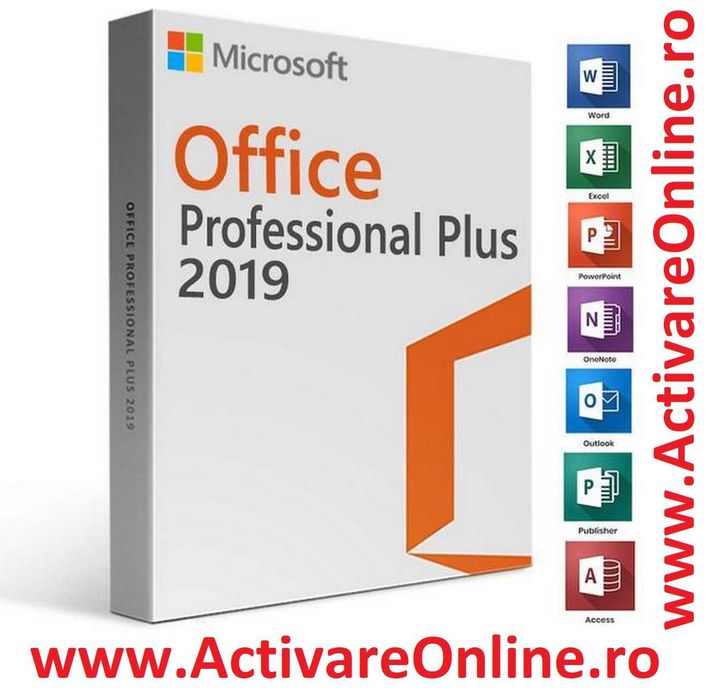 ActivareOnline.ro Office 2019 Pro plus Key Licenta 32/64Bit