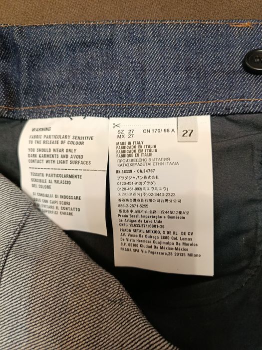 Джинсы Prada оригинал