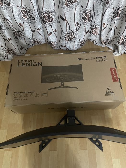 Monitor gaming curbat WLED VA LENOVO Legion R34w-30, 34", WQHD, 180Hz