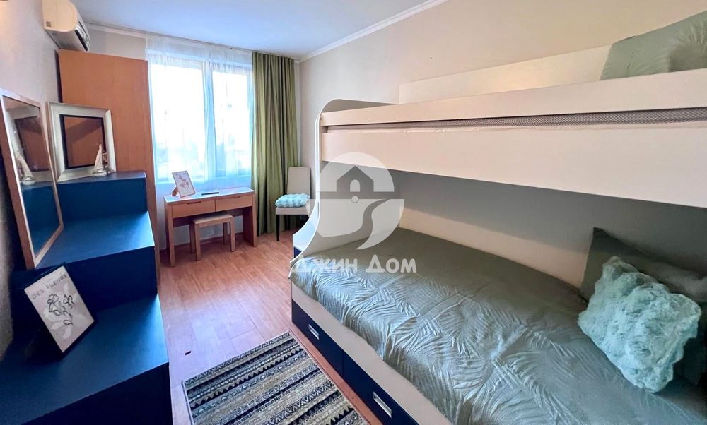 Тристаен апартамент с ЧАСТИЧНА ГЛЕДКА МОРЕ в к-с "Райска градина"