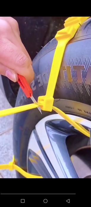 Mashina Balonlari uchun sirğantirmaydigan seflar zanjirli.