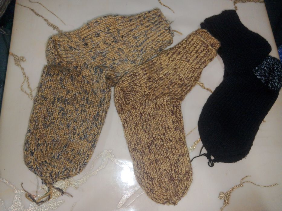 Шерстяные носки .