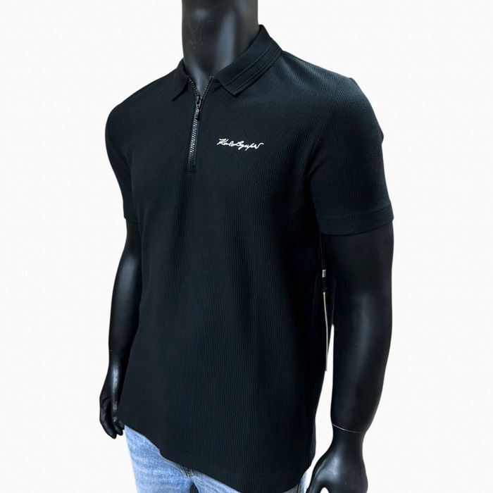 Футболка поло Karl Lagerfeld ribbed.p-L.