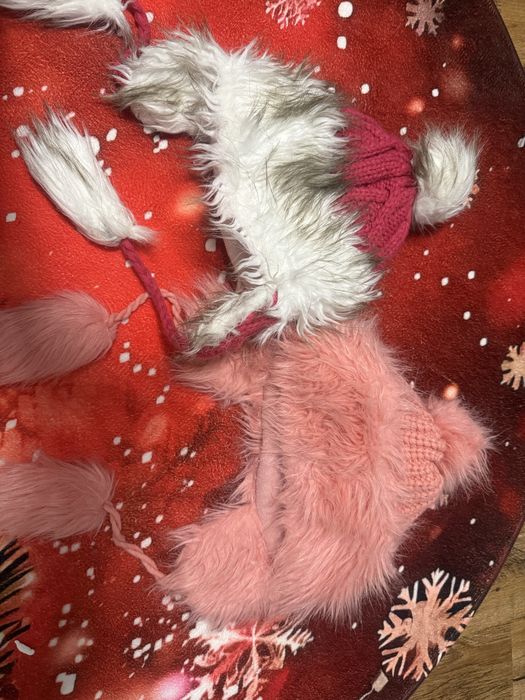 Caciuli iarna cu puf crosetate