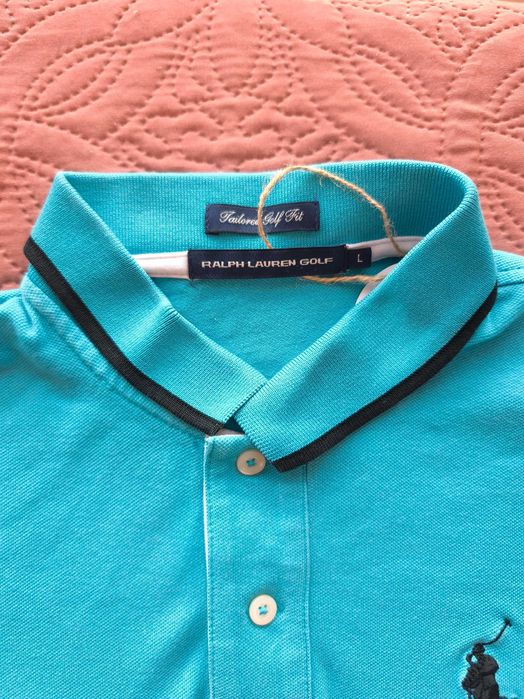 Ralph Lauren мъжка фланелка с поло яка