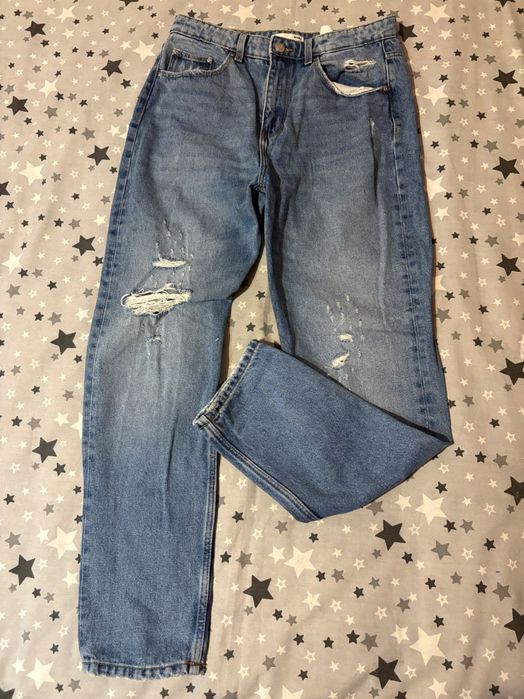 Дамски сини дънки