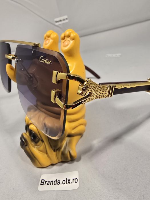 Ochelari de soare Cartier Leopard Brown, made in Italy