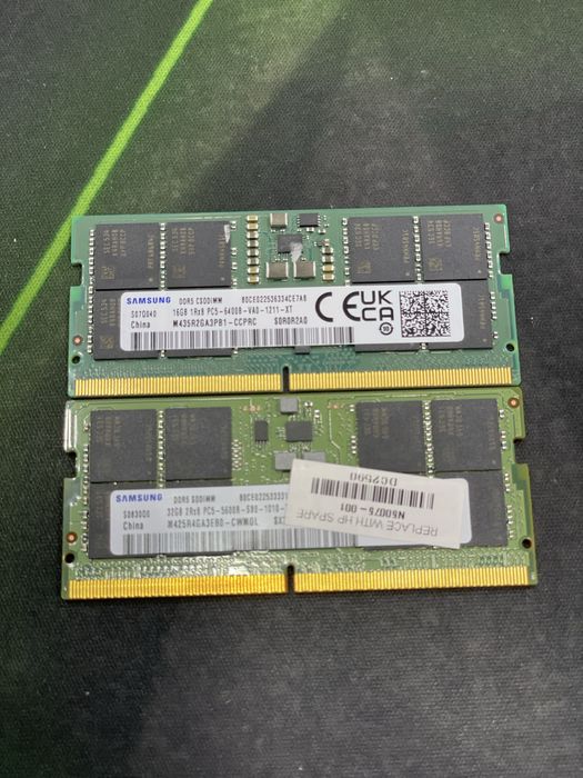 Ram Soddim DDR5/16gb 6400mhz - 120$ / Ram Soddim DDR5/32gb 5600mhz