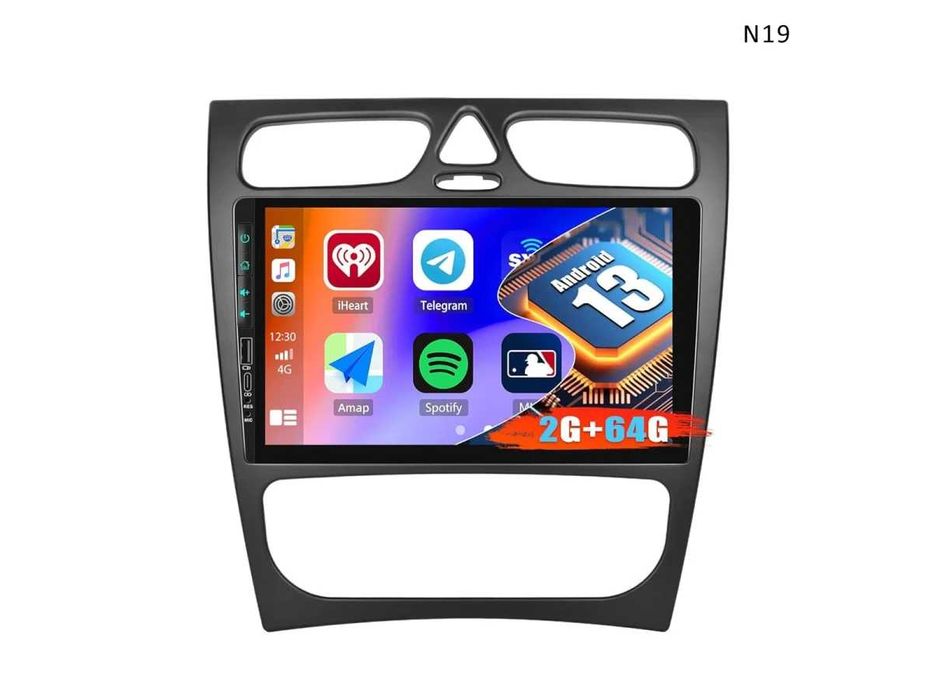 Navigație GPS Multimedia Mercedes C CLASS W209 de 9 inch Android
