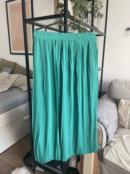 Fusta verde midi reserved XS Reserved