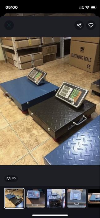 Весы б/у состояние новое