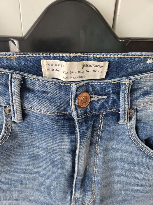 Blugi skinny cu talie joasă