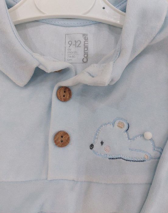 Комбинезон + шапка 9-12 Caramel