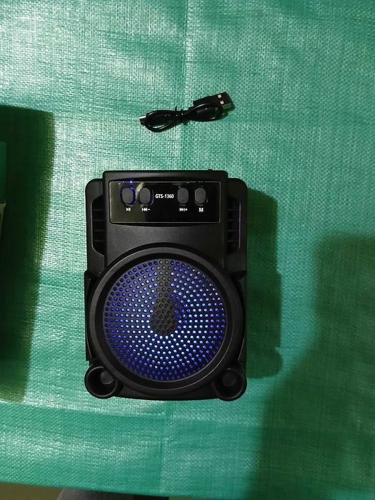 Boxa audio bluetooth sunet clar, baterie de lunga durata, slot SD card