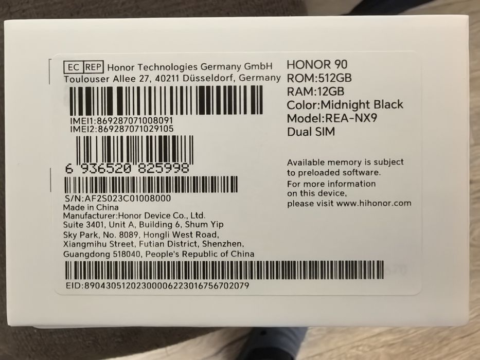HONOR 90 512GB. 12GB
