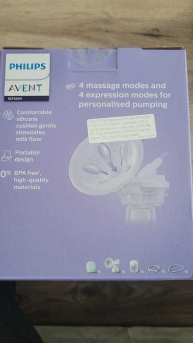 Pompa de san electrica Essential, SCF323/11, Philips Avent