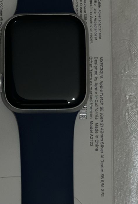Apple watch SE Gen 2 40 mm silver al denim