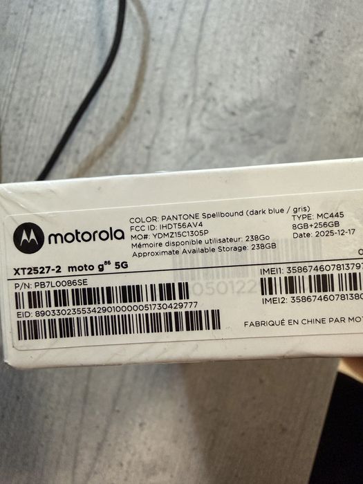 Motorola g86 5g.