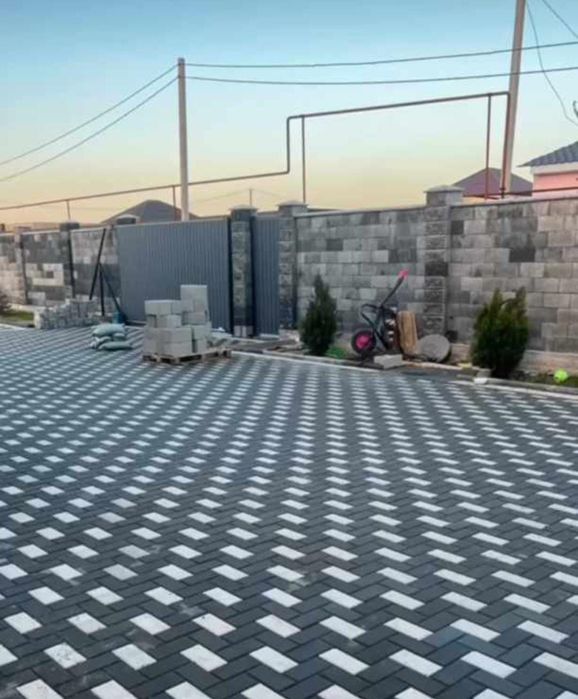 Укладка брусчатки