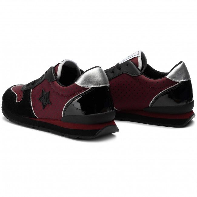 Оригинални маратонки в черно и бордо Trussardi