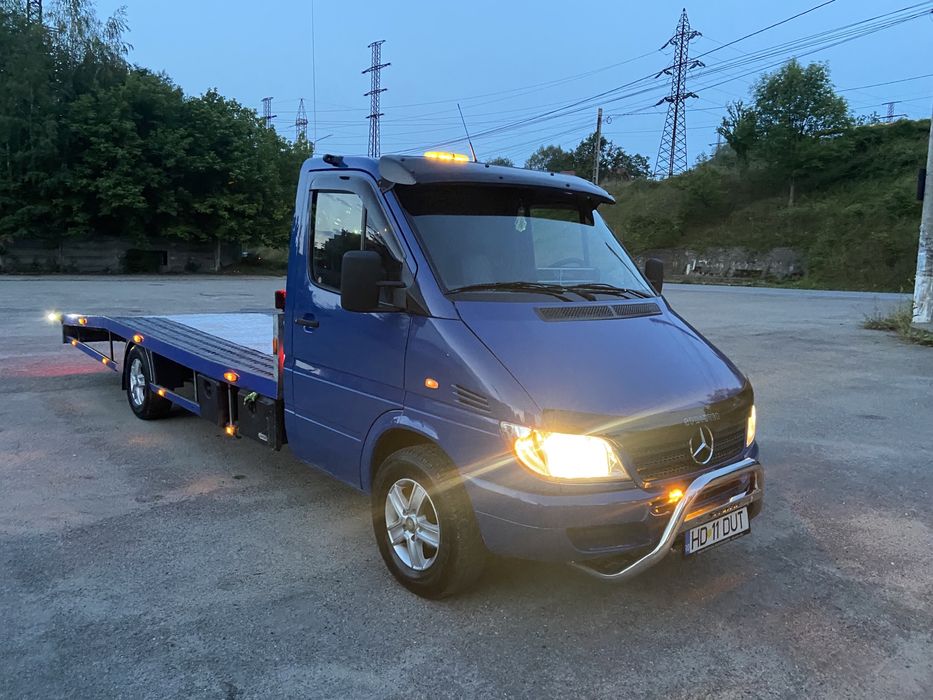 Transport tractari auto NON STOP platforma remorca hateg petrosani hd