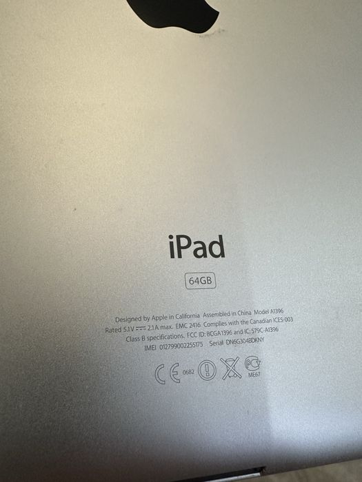 Продам планшет айпад на 64гб