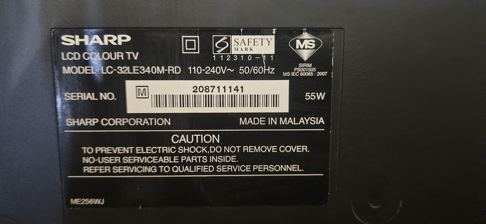 Продаётся телевизор Sharp LCD 32"