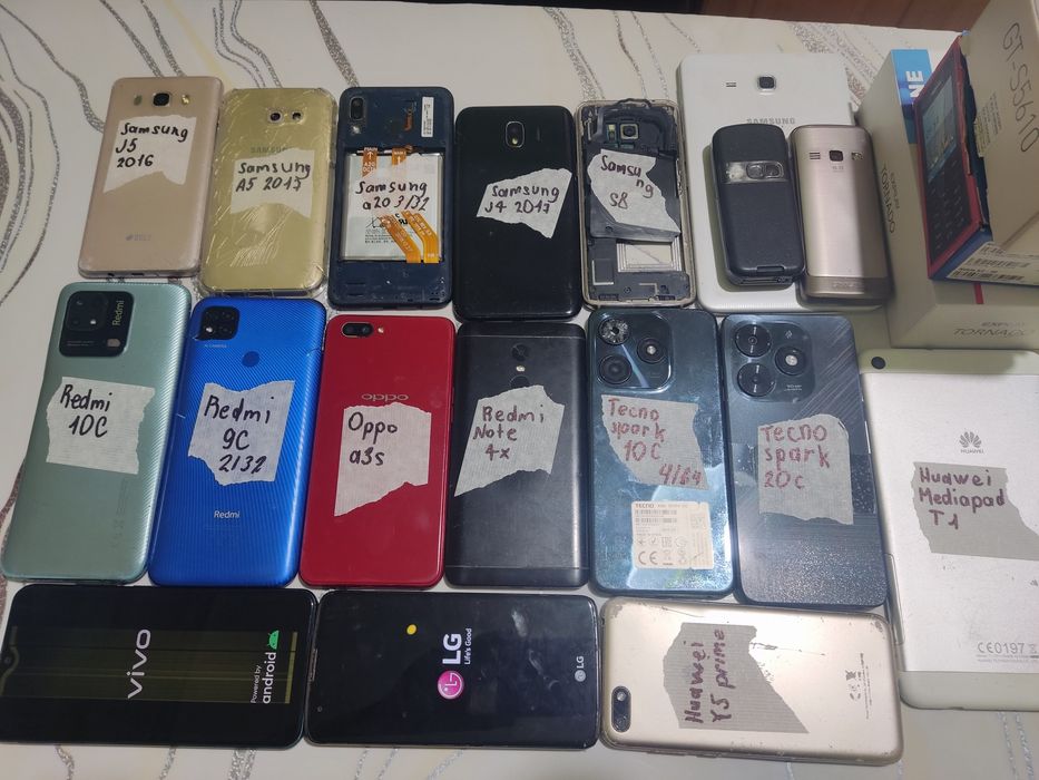 Телефоны и планшеты на запчасти