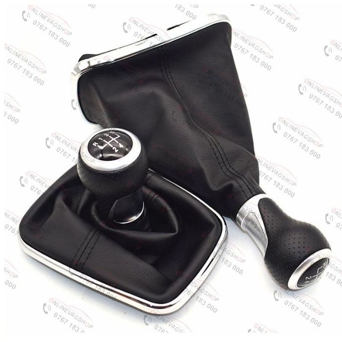 Nuca piele S-line + manson schimbator Volkswagen Bora Golf 4