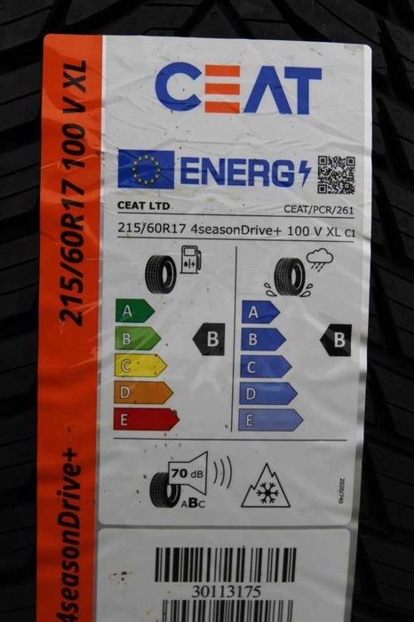 Anvelope noi 215/60 R17, 100V, XL, CEAT, All Season, DOT 2025