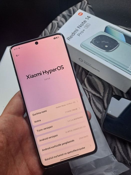 Redmi note 14 Pro plus 5G 8/256