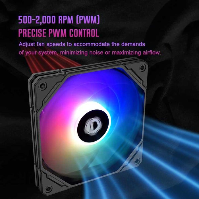 Cooler CPU Aer ID-COOLING IS-55 ARGB profil redus,înălțime 57 mm,5 conducte căldură,120x120x15 mm,desktop Intel LGA1700 115X 1200; AMD AM4 AM5
