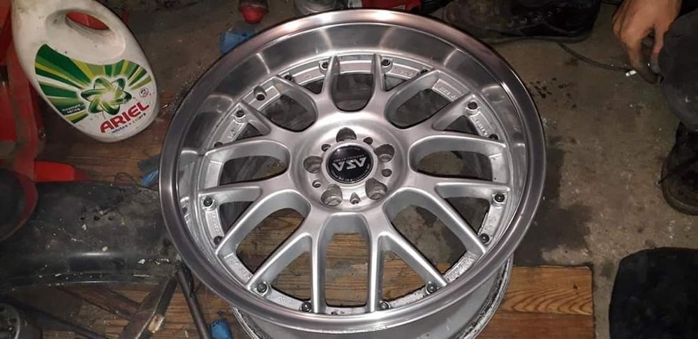 Пясъкоструене, химическа вана, прахово боядисване