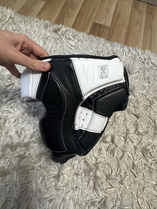 Cască HAMMER din piele naturală NOUĂ pentru box