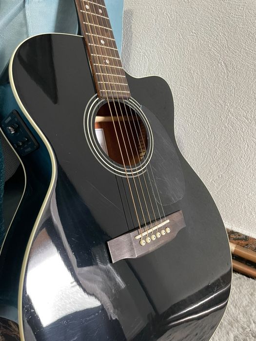 Chitară Harley Benton Custom Line CLA-16SCE BK