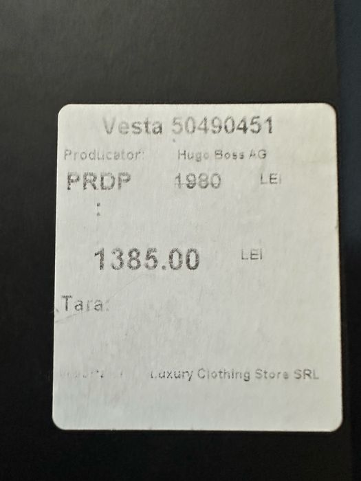 Vesta Hugo Boss Porsche Edition