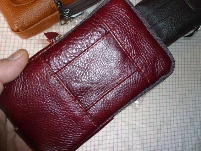 продавам чанта за телефон от естествена Кожа