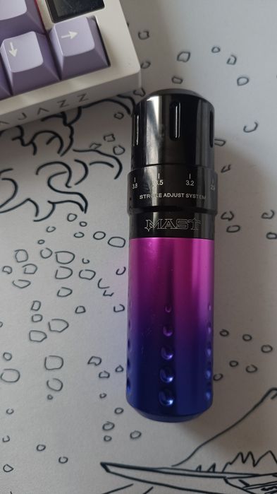 Dragonhawk Mast Flip Rotary Tattoo Pen Machine, тату машинка