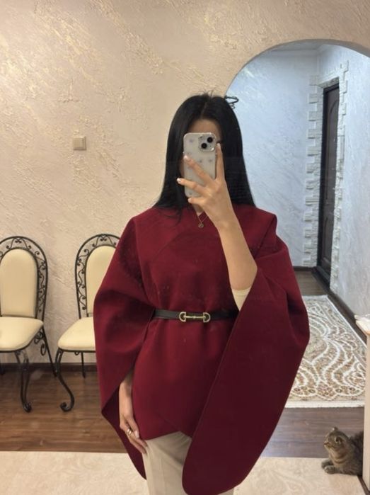 Продам Пончо Цвет Бордо